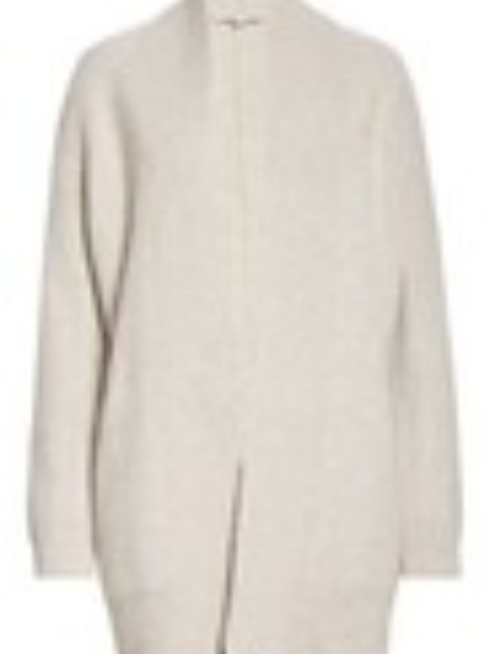 VINCE Ribbed Open Cashmere Cardigan In Marble - Large #S5055 - Picture 3 of 10